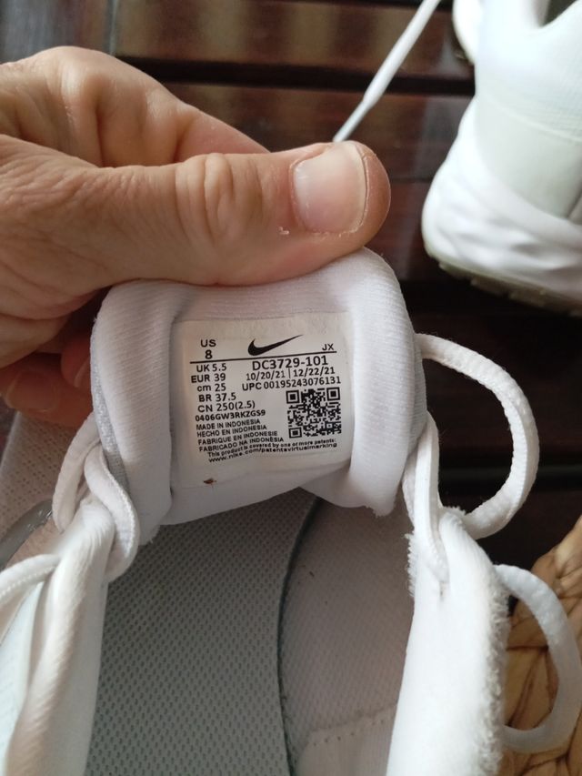 Zapatillas Nike running blancas