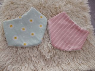 2 Baberos bandana bebé
