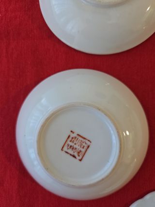 5 Platos Decorativos Chino