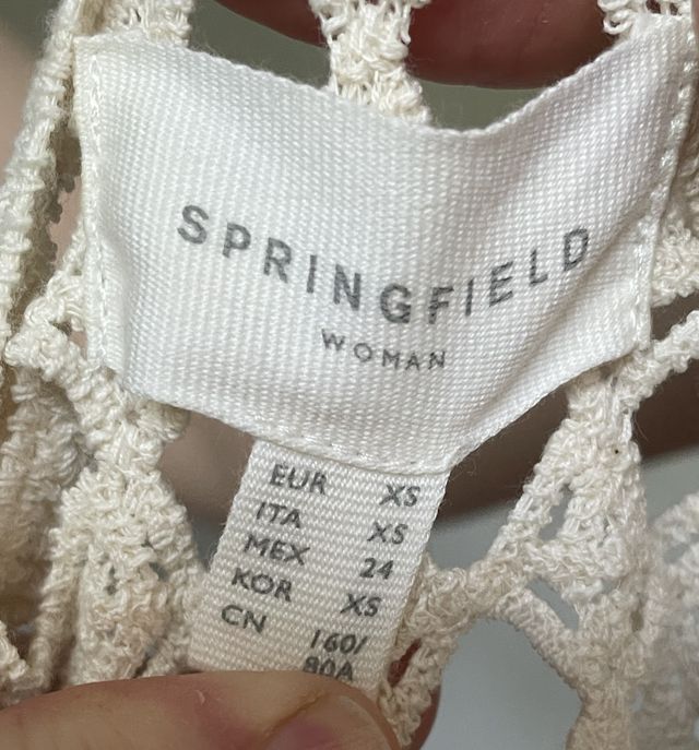 Vestido "Springfield"T.XS crochet