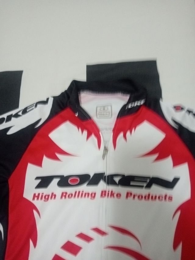 Dos Maillot ciclismo Santini y Token talla S