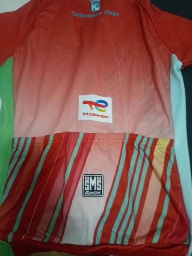 Dos Maillot ciclismo Santini y Token talla S