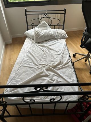 Cama negra metal - forja