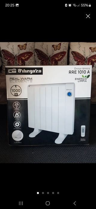 Emisor térmico Orbegozo RRE1010A 1000W