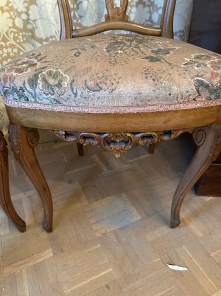 2 Sillas Vintage Madera