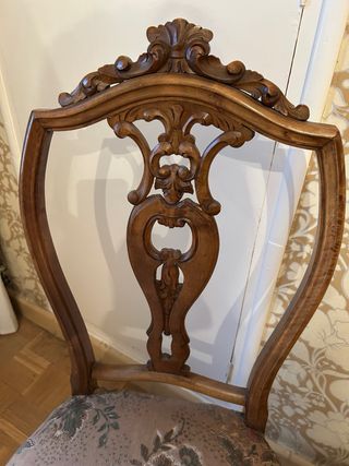 2 Sillas Vintage Madera