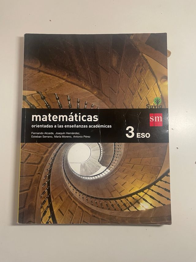 Matemáticas 3ESO Editorial SM