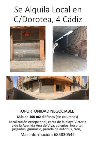 Local 100m2 Cádiz - Alquiler