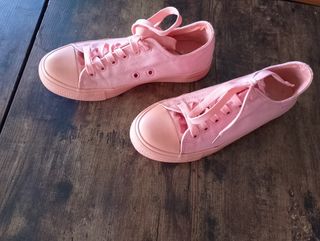 Zapatillas tenis  lona Rosa N.37