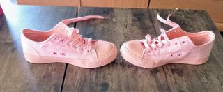 Zapatillas tenis  lona Rosa N.37