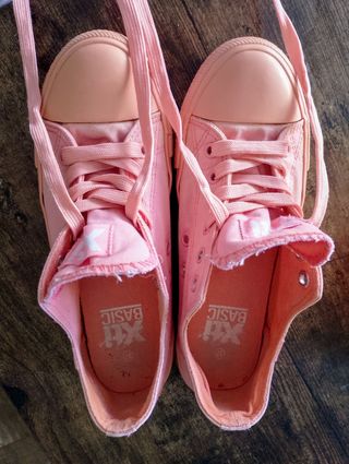 Zapatillas tenis  lona Rosa N.37