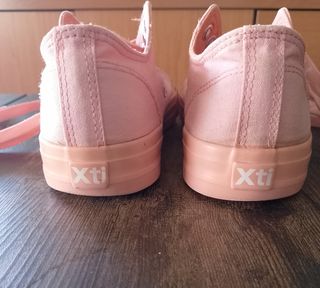 Zapatillas tenis  lona Rosa N.37