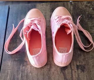 Zapatillas tenis  lona Rosa N.37
