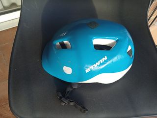 Casco bici niño rojo