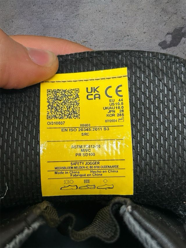 Scarpe antinfortunistiche Safety Jogger nere