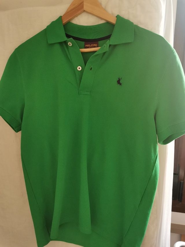 Polo Piel de Toro verde Talla S