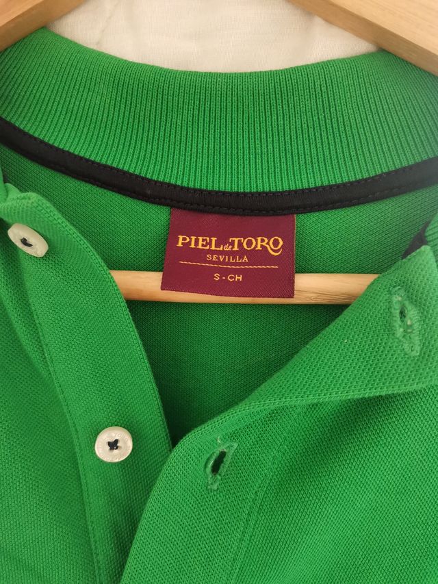 Polo Piel de Toro verde Talla S