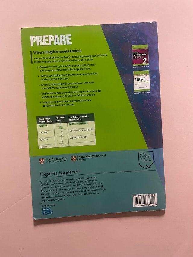 Workbook Level 6 Prepare Cambridge