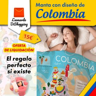 Manta Colombia - Cobija multicolor