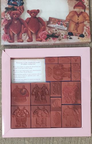 Sellos Victorian Paper Doll Bears 1992