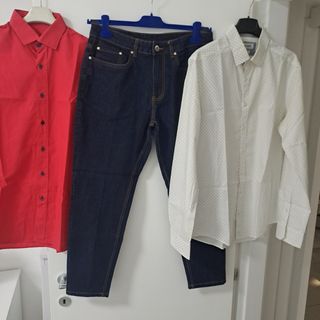 Jeans più 2 camicie uomo tg.M/L