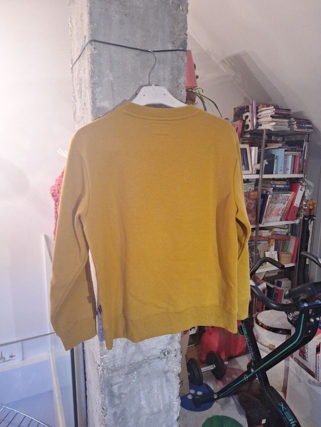 Sudadera Billabong niño talla 12 mostaza