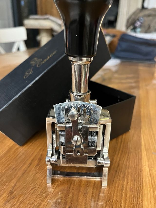 Numerador antiguo El Casco