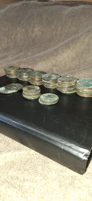 Monedas cobre 10 céntimos - Lote