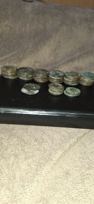 Monedas cobre 10 céntimos - Lote