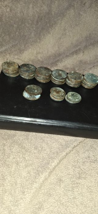 Monedas cobre 10 céntimos - Lote