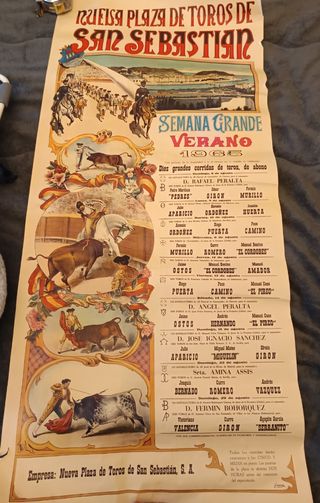 Cartel Taurino San Sebastián 1965