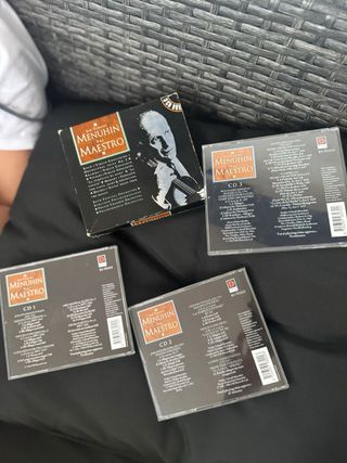 3CDs Yehudi Menuhin Maestro Clásica