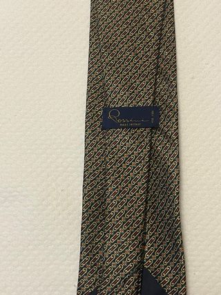 Corbata Rossini - Italia - Negra y dorada