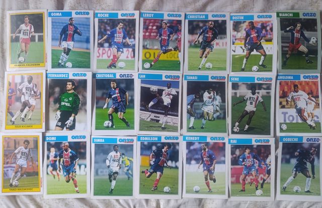 Fichas jugadores PSG Francia 90s