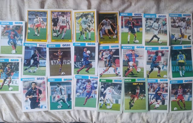 Fichas jugadores PSG Francia 90s