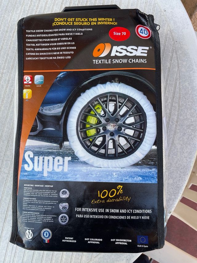 Cadenas nieve textiles ISSO Super 70