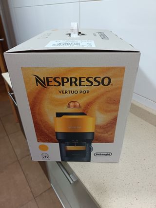 Cafetera Nespresso Vertuo Pop Amarilla