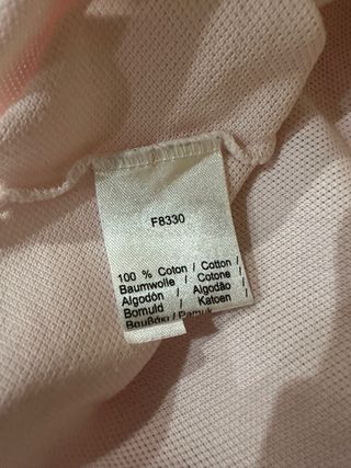 Polo Lacoste Bordado Rosa Claro