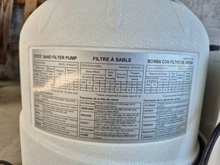 Depuradora INTEX piscina - Filtro arena