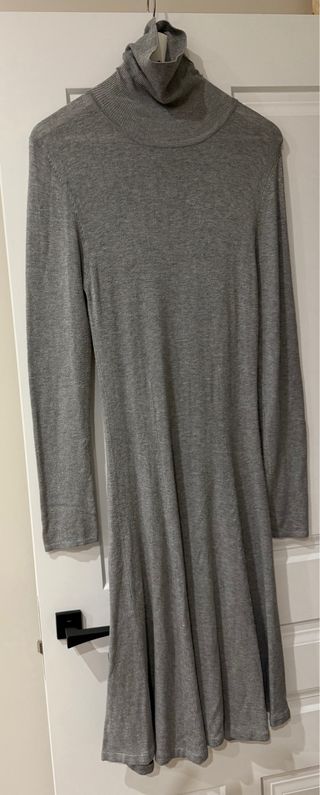 Vestido jersey gris - Talla L