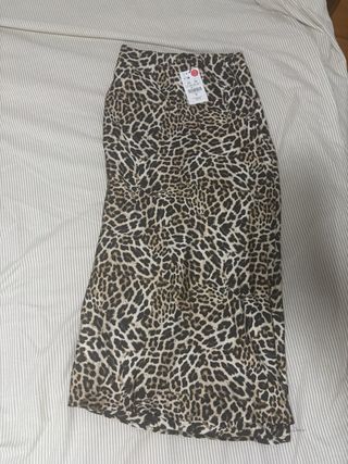 Falda leopardo XS