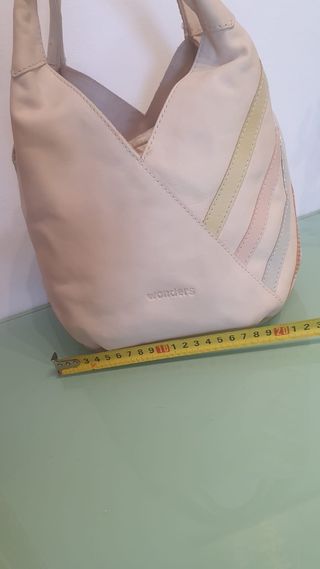 Bolso Wonders Piel Beige Multicolor
