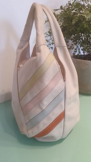 Bolso Wonders Piel Beige Multicolor