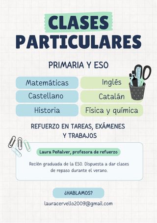 Clases particulares ESO-Primaria