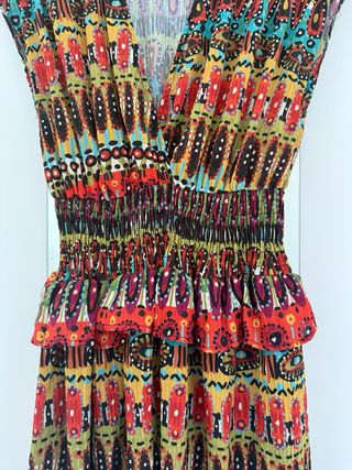 Vestito lungo estivo multicolor