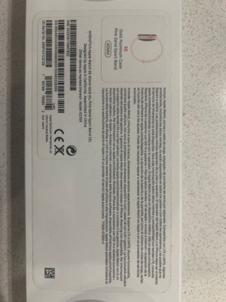 Apple Watch SE rosa gold - 2 correas