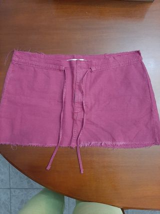 Minifalda Zara buganvilla