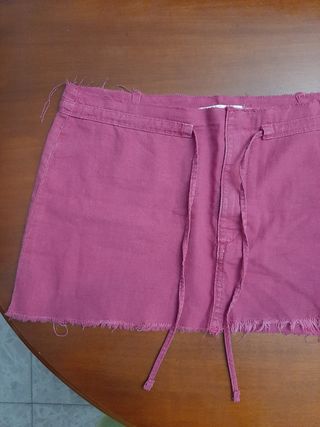 Minifalda Zara buganvilla