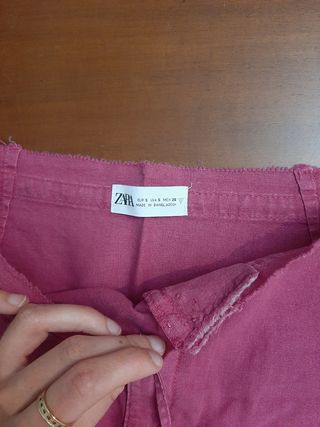Minifalda Zara buganvilla