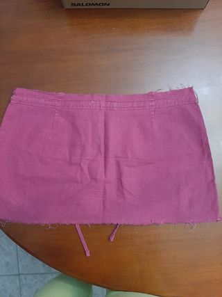 Minifalda Zara buganvilla